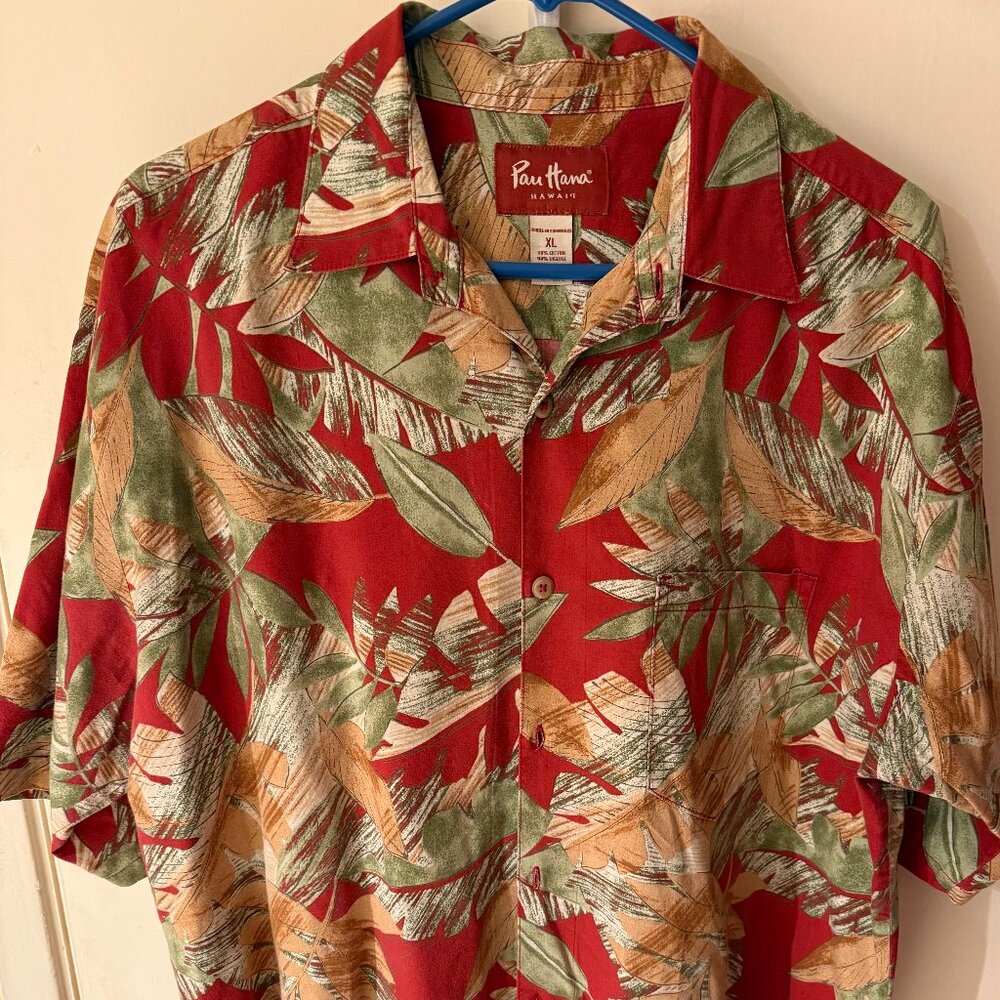 Pau Hana - Buttoned Hawaiian Shirt - Men's XL